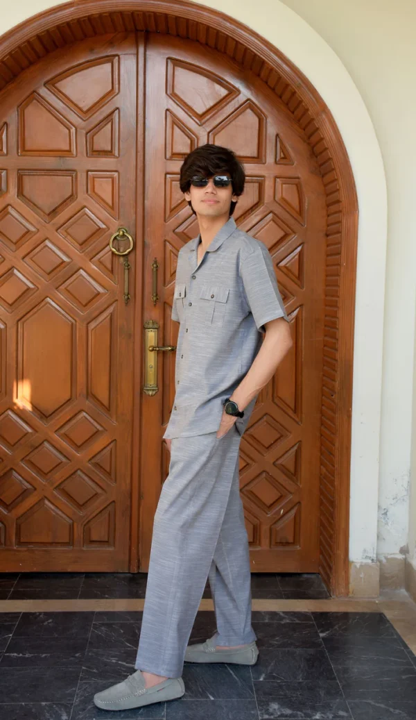 Safari Suit - Gray For Men (N002)